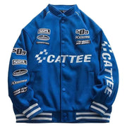 new American retro high street motorcycle jacket