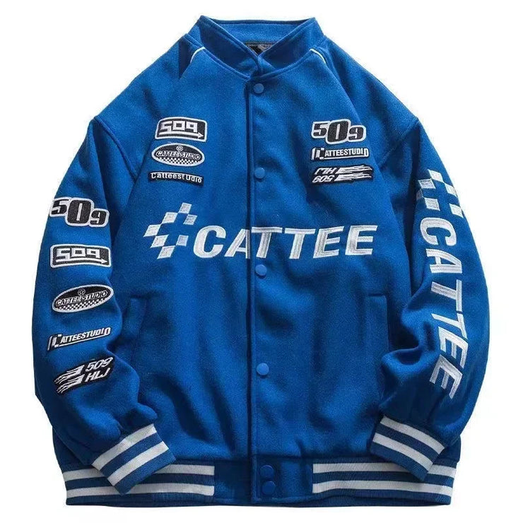 new American retro high street motorcycle jacket
