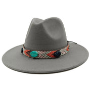 Hand sewn Fedoras adjustable unisex hat