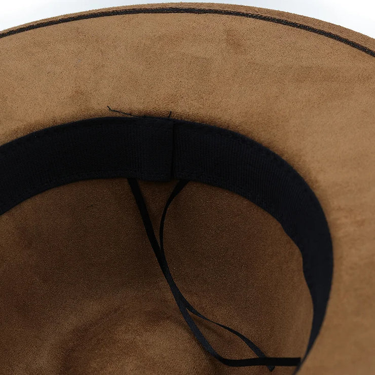 Natural Panama Soft Shaped Suede jazz Hat
