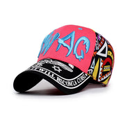 Parent-Child Cartoon Embroidery Letter SunShade Baseball Cap