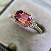 Luxury Bright Zirconia Delicate Gold Color Ring