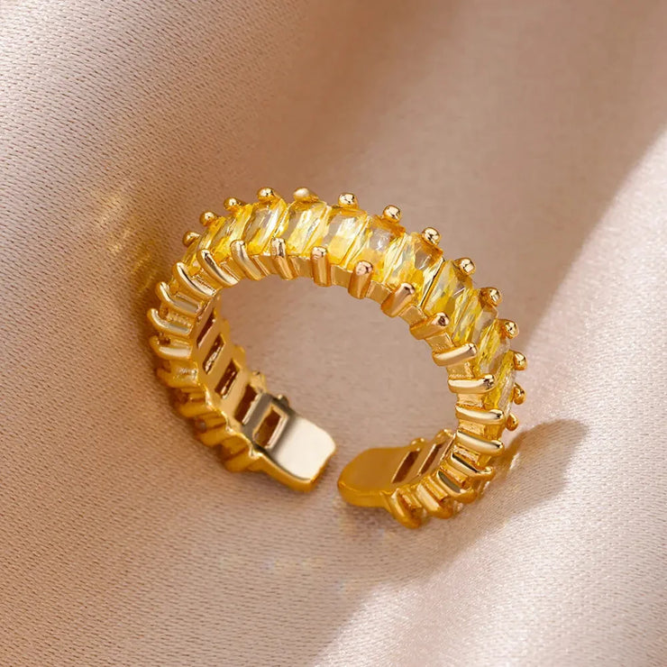 Luxury Cubic Zircon Rings for Women