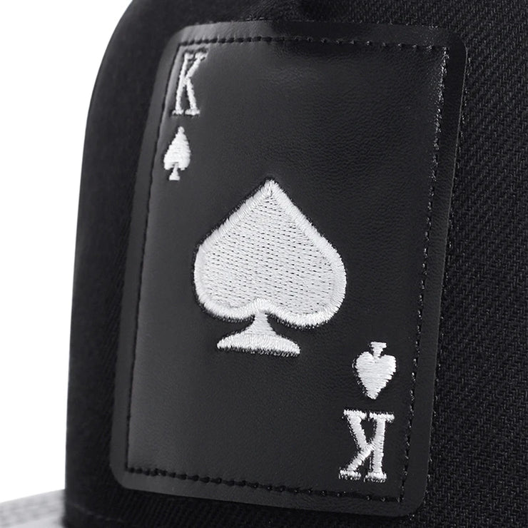 Hip Hop baseball Cap poker embroidery personalized Hat