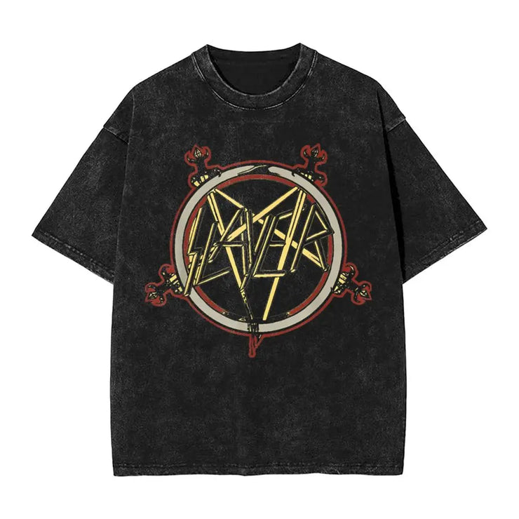 Washed Slayers Tour 91 Eagle T-Shirt