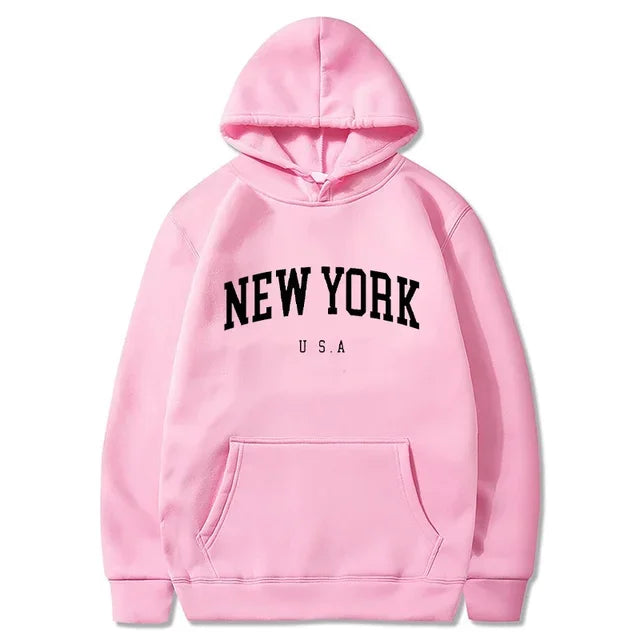 Men Women New York Printed Graphic Sweatshirt
