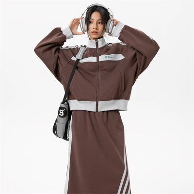 Women Luxury Long Sleeve Crop Top jacket