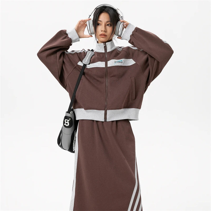 Women Luxury Long Sleeve Crop Top jacket