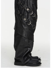 COOL LUXARY PU LEATHRED MOTORCYCLE PANT