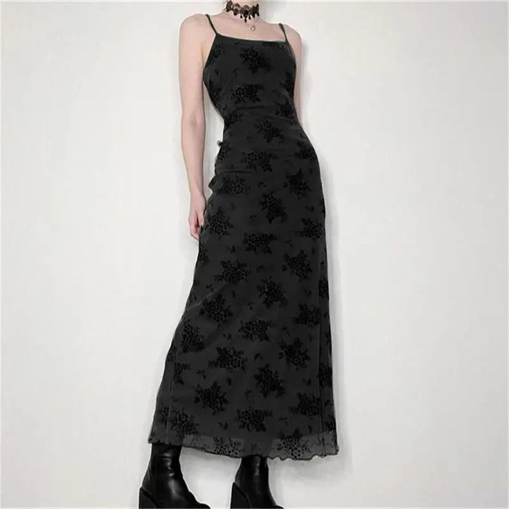 Gothic Black Sexy Sleeveless Party Wear