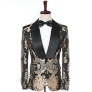 Men's  Single Breasted Shawl Lapel Wedding Tuxedo suit