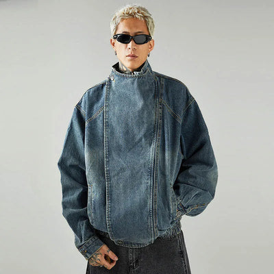 VINTAGE OVERSIZED HIP HOP DENIM JACKET