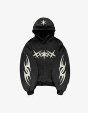 Men Vintage High Street Hooded Sweatshirt