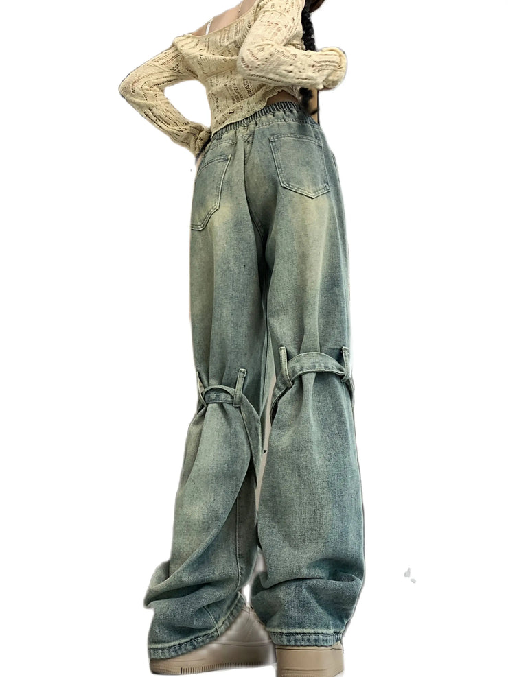DESIGNER HIGH WAIST VERSATILE HIGH QUALILY JEANS