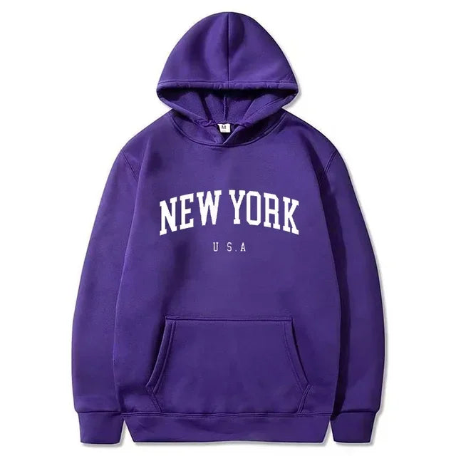 Men Women New York Printed Graphic Sweatshirt