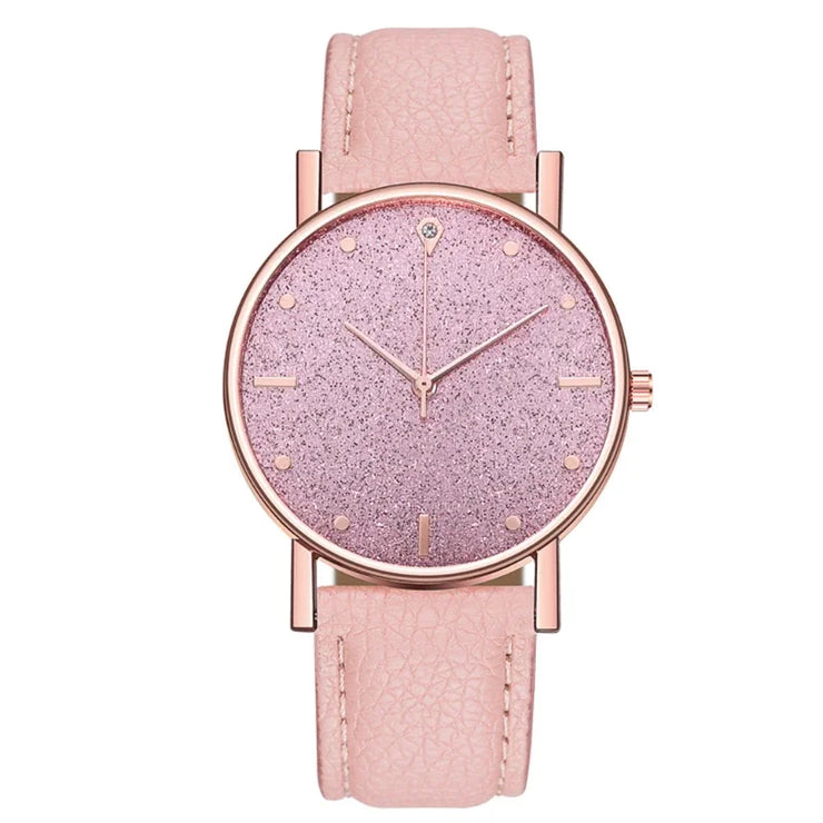 Quartz luxary leathered Wristwatch