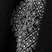 Women's New Embroidery Collar Loose Ethnic Style Sleeveless Pleated Robe Dress