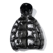 Women's Puffer Fashion Glossy Loose Thicken waterproof jacket