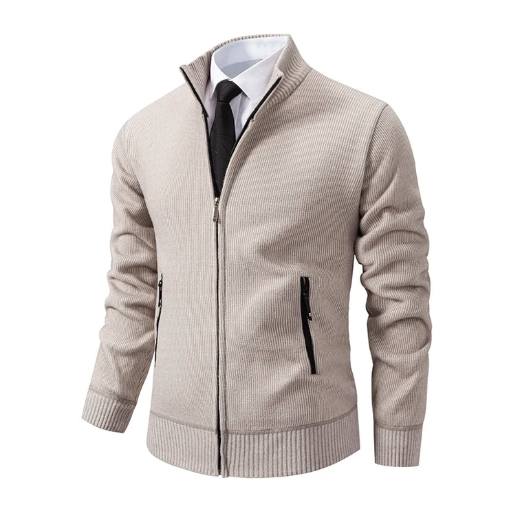 Winter Casual Slim Zipper Cardigans Knitting Jacket
