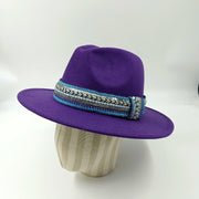Hand sewn Fedoras adjustable unisex hat