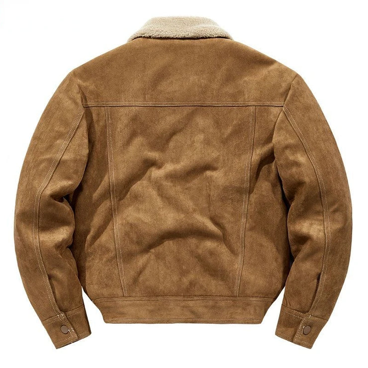 Velvet Thickening Fashion Multi-pockets Cargo Coat
