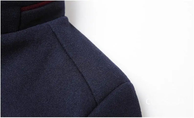 Men Woollen Trench Cashmere Jackets
