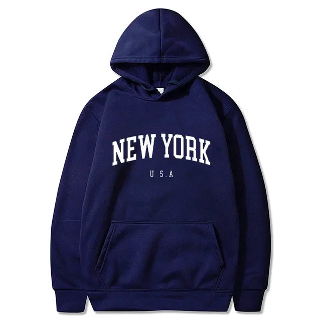 Men Women New York Printed Graphic Sweatshirt