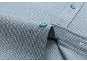 Luxury high-quality cotton houndstooth full shirts