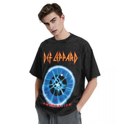 Heavy Metal Leparded Music T Shirt