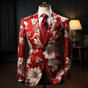 Colorful Flower Pattern Floral Elements 3D Printing Suit