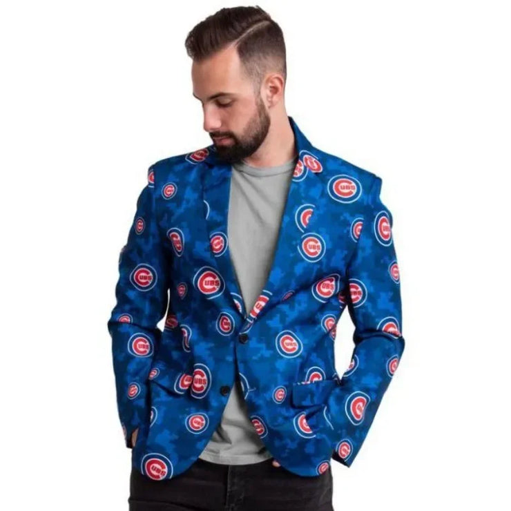 Men's luxury Streetwear printed cropped jacket