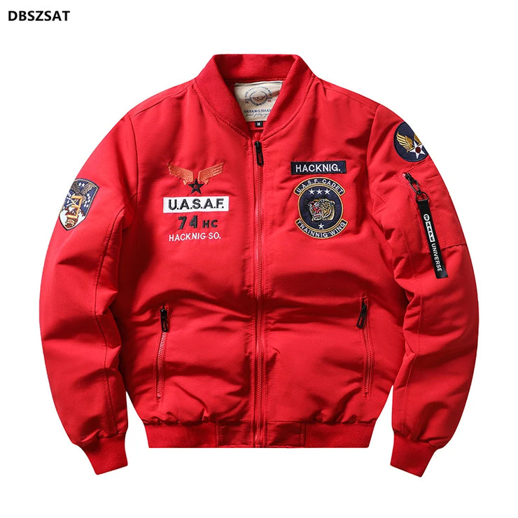 MA1 AIRFORCE PILOT STYLE VELVEYT WINTER JACKET