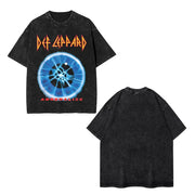 Heavy Metal Leparded Music T Shirt