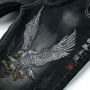 LUXARY COMFORTABLE PRINTED DENIM FOR MEN