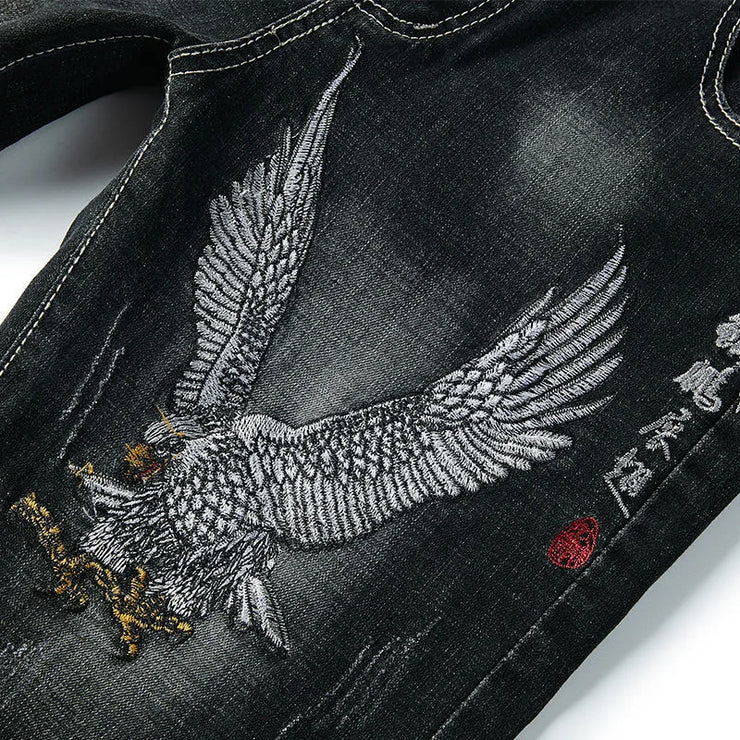 LUXARY COMFORTABLE PRINTED DENIM FOR MEN