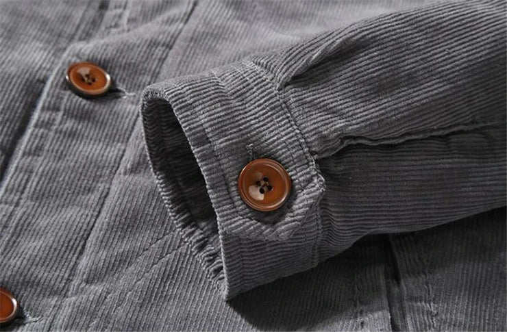 corduroy velvet casual cotton jacket