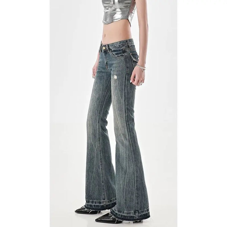 American High Street Spicy Girls Low Waist Jeans