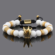 Luxury Natural Stone Beads Stainless Steel