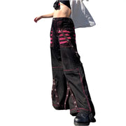 Dark Academia Aesthetic High Waist Baggy Trouser