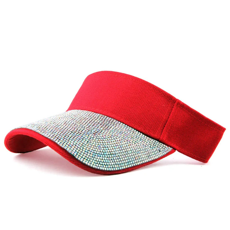 Women's Diamond Inlaid Hollow Hat