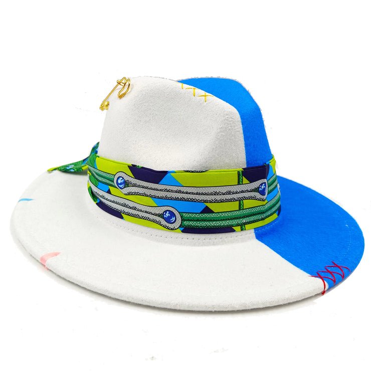Hand sewn Fedoras adjustable unisex hat