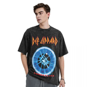 Heavy Metal Leparded Music T Shirt