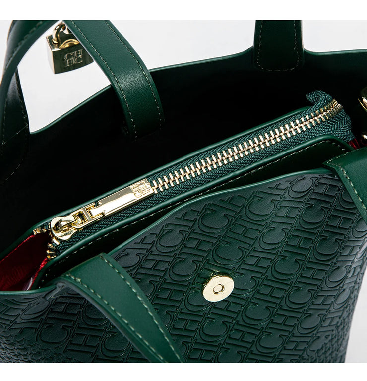 Elegant Retro Versatile Textured Handbag