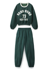 Autumn Women's o neck track suit