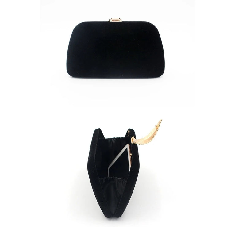 Women's Elegant Buckle Leaf Purse