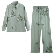 Long sleeved Heavy Industry Embroidered  Set