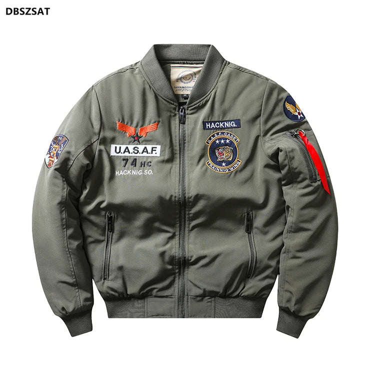 MA1 AIRFORCE PILOT STYLE VELVEYT WINTER JACKET