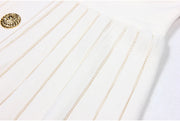 European High-Quality Knitted A-Line Slim Dress
