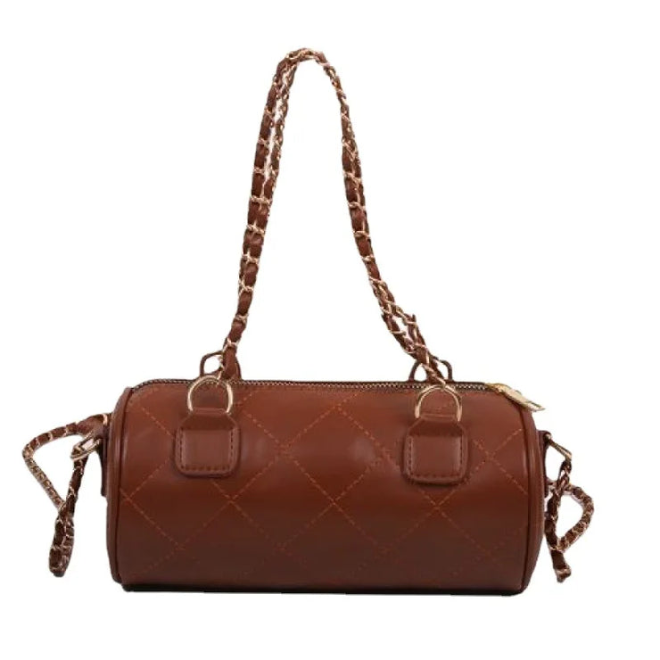 BARREL SHAPED VINTAGE CASUAL BAG