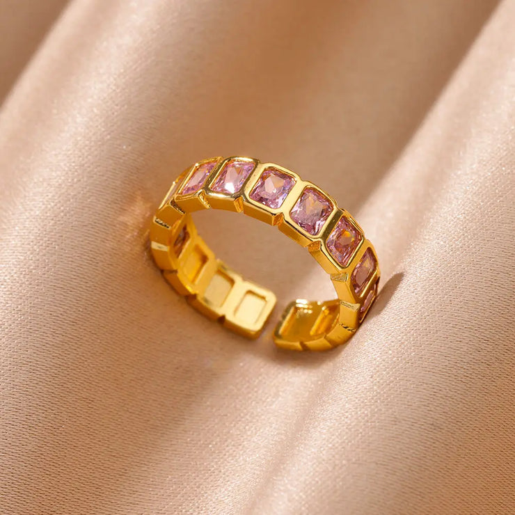 Luxury Cubic Zircon Rings for Women